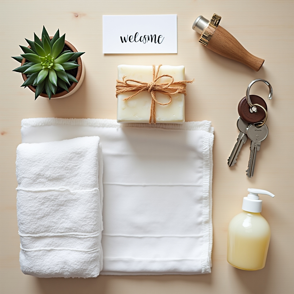 Airbnb szoba vendégváltásra kész állapotban