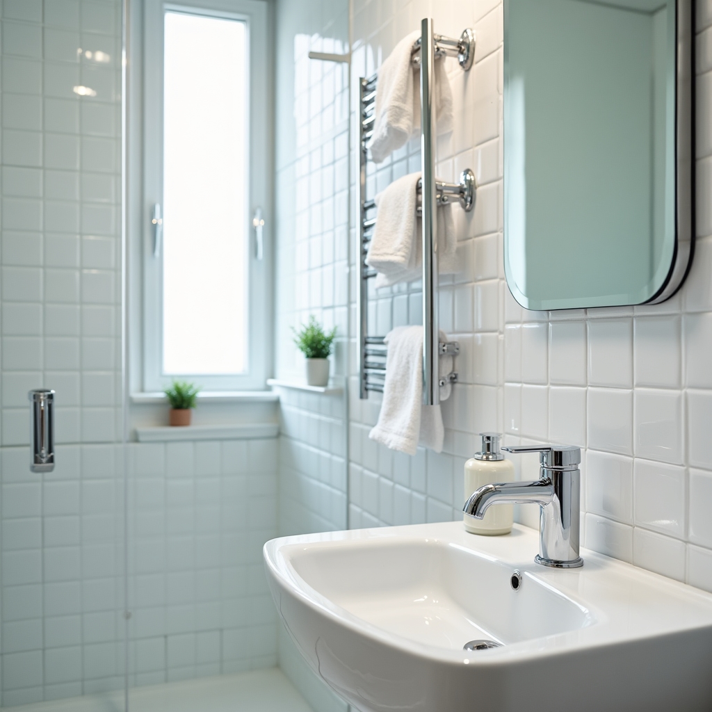 Ragyogó tiszta fürdőszoba takarítás után